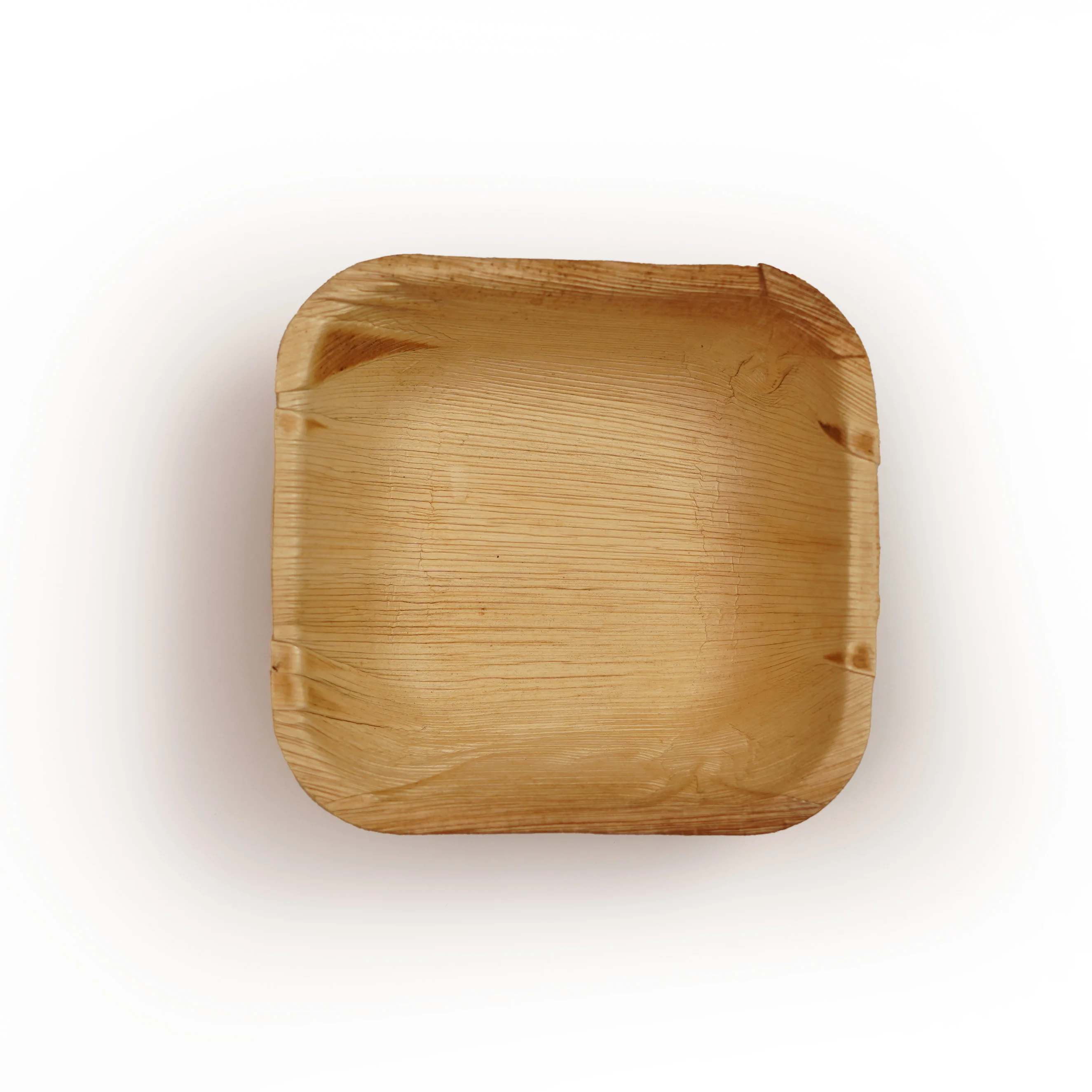 Eco-Friendly Disposable Areca Palm Leaf Square Soup Bowl - Thumbnail 2