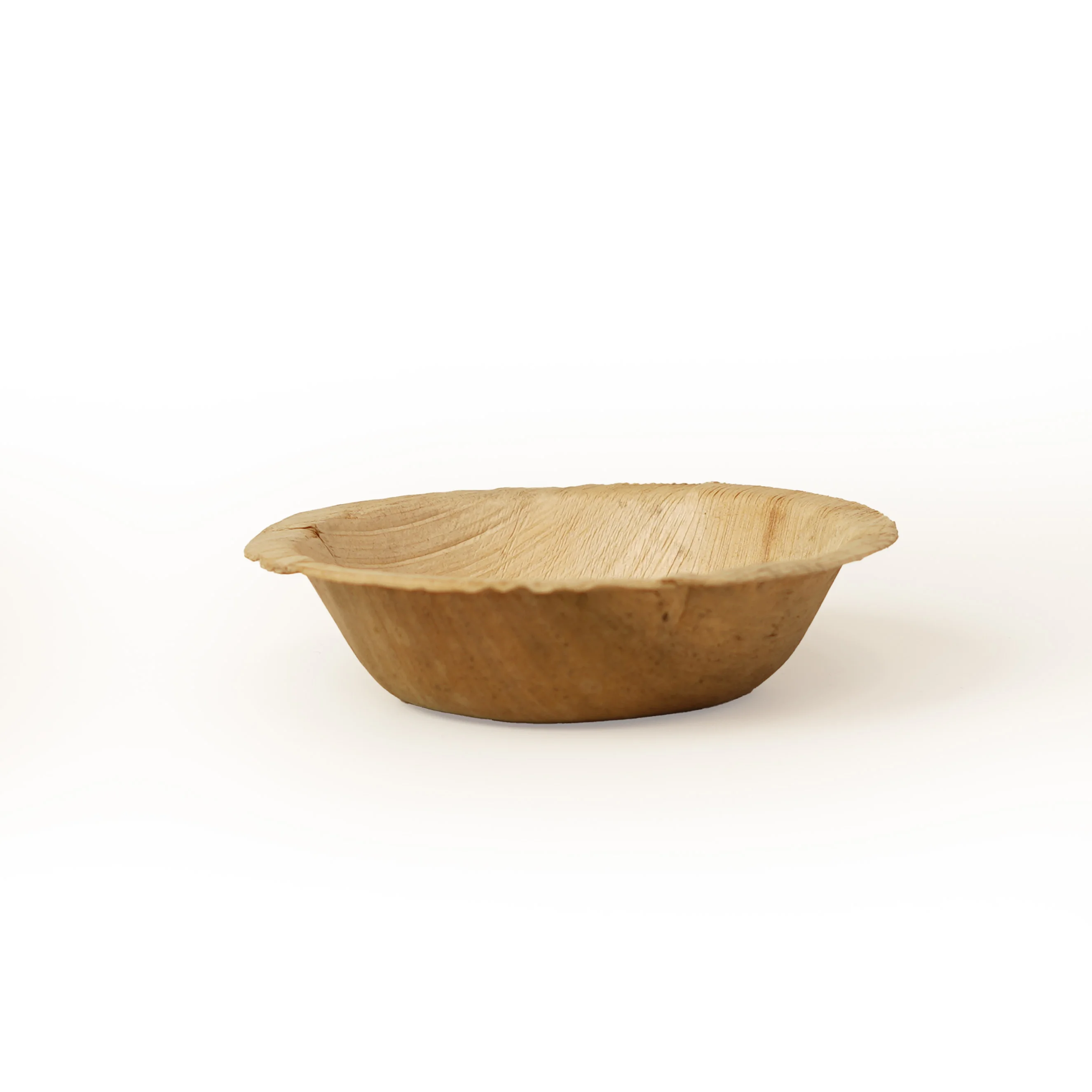 Eco-Friendly Disposable Areca Palm Leaf Round Soup Bowl Set (Set of 2)