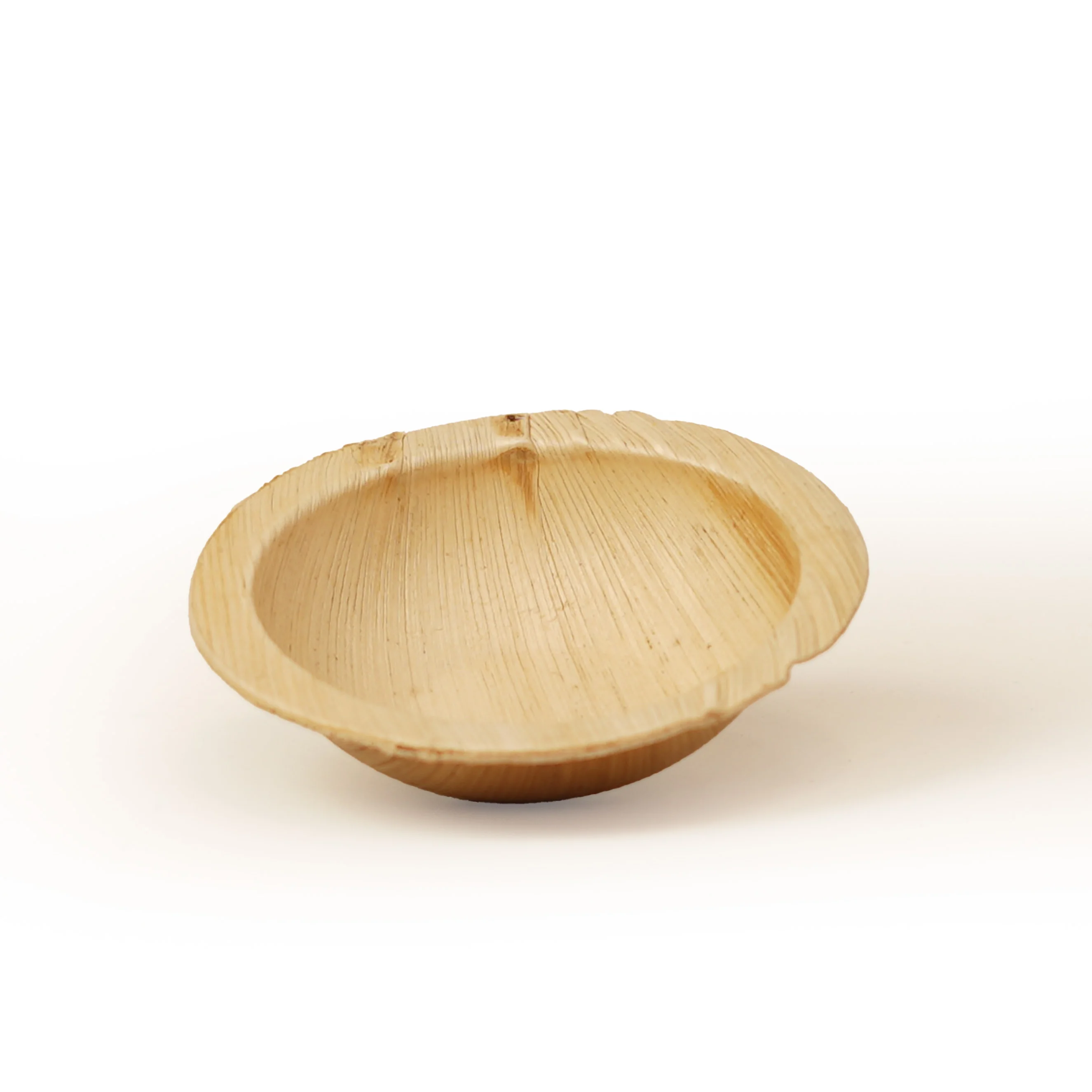 Eco-Friendly Disposable Areca Palm Leaf Round Soup Bowl Set (Set of 2)