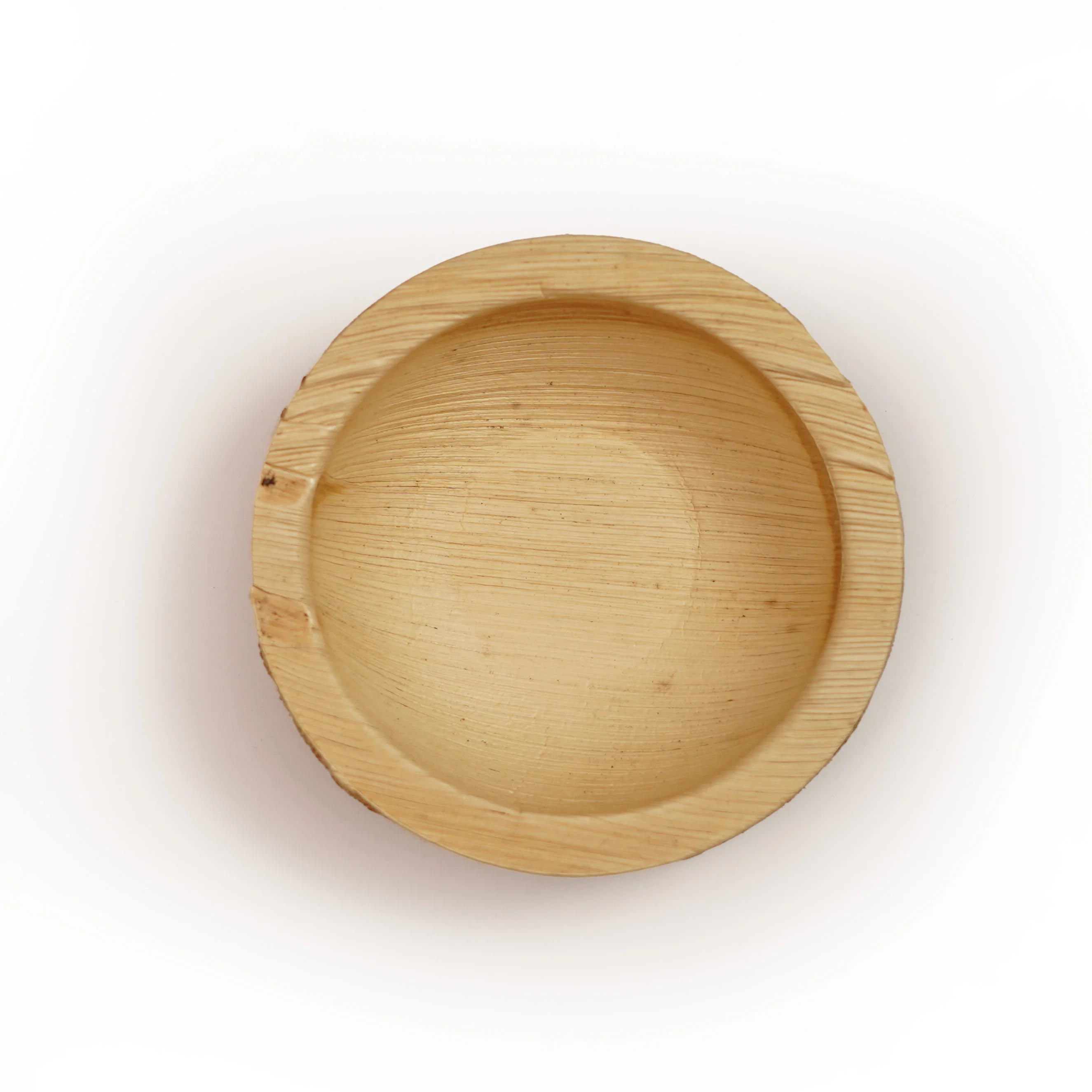 Eco-Friendly Disposable Areca Palm Leaf Round Soup Bowl Set (Set of 2) - Thumbnail 2