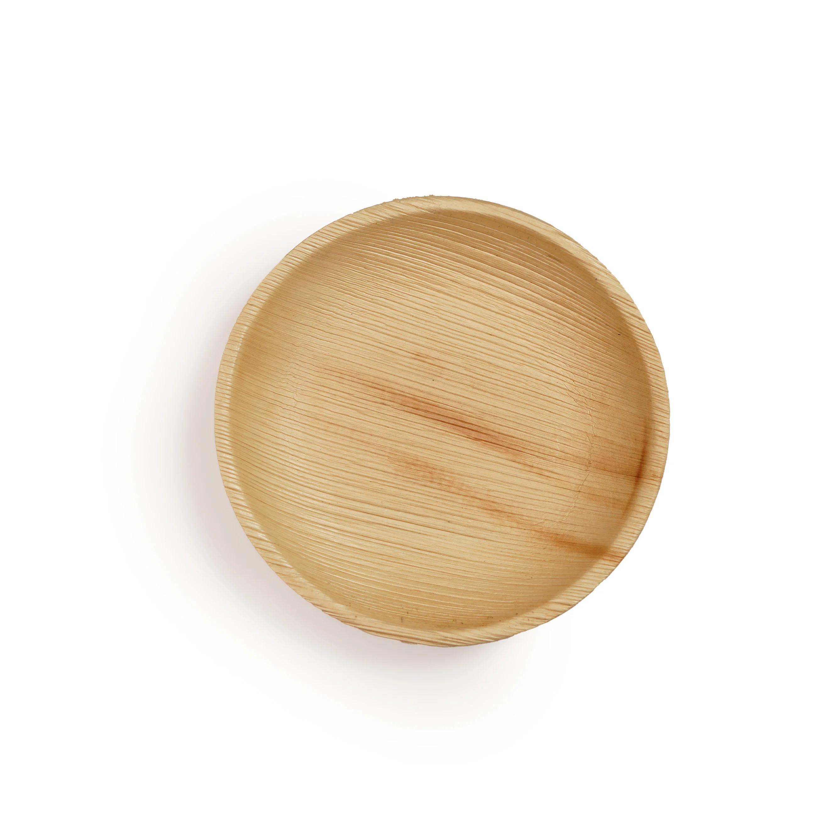 Eco-Friendly Disposable Areca Palm Leaf Round Plate Set (Set of 4)– Biodegradable & Na - Thumbnail 2