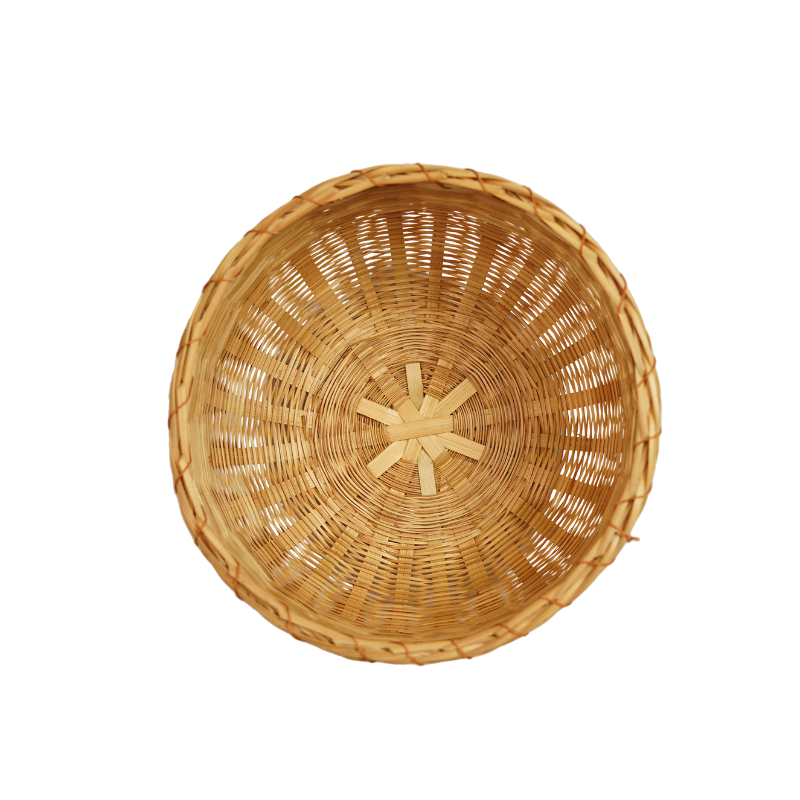 Handcrafted Bamboo Fruit & Serving Basket Set (Set of 2) - Thumbnail 2